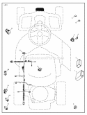 Electrical Diagram and Parts List for WE261 2012-08 - 96028000104 Weed Eater Lawn Tractor